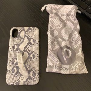 iPhone XR snake print Loopy case